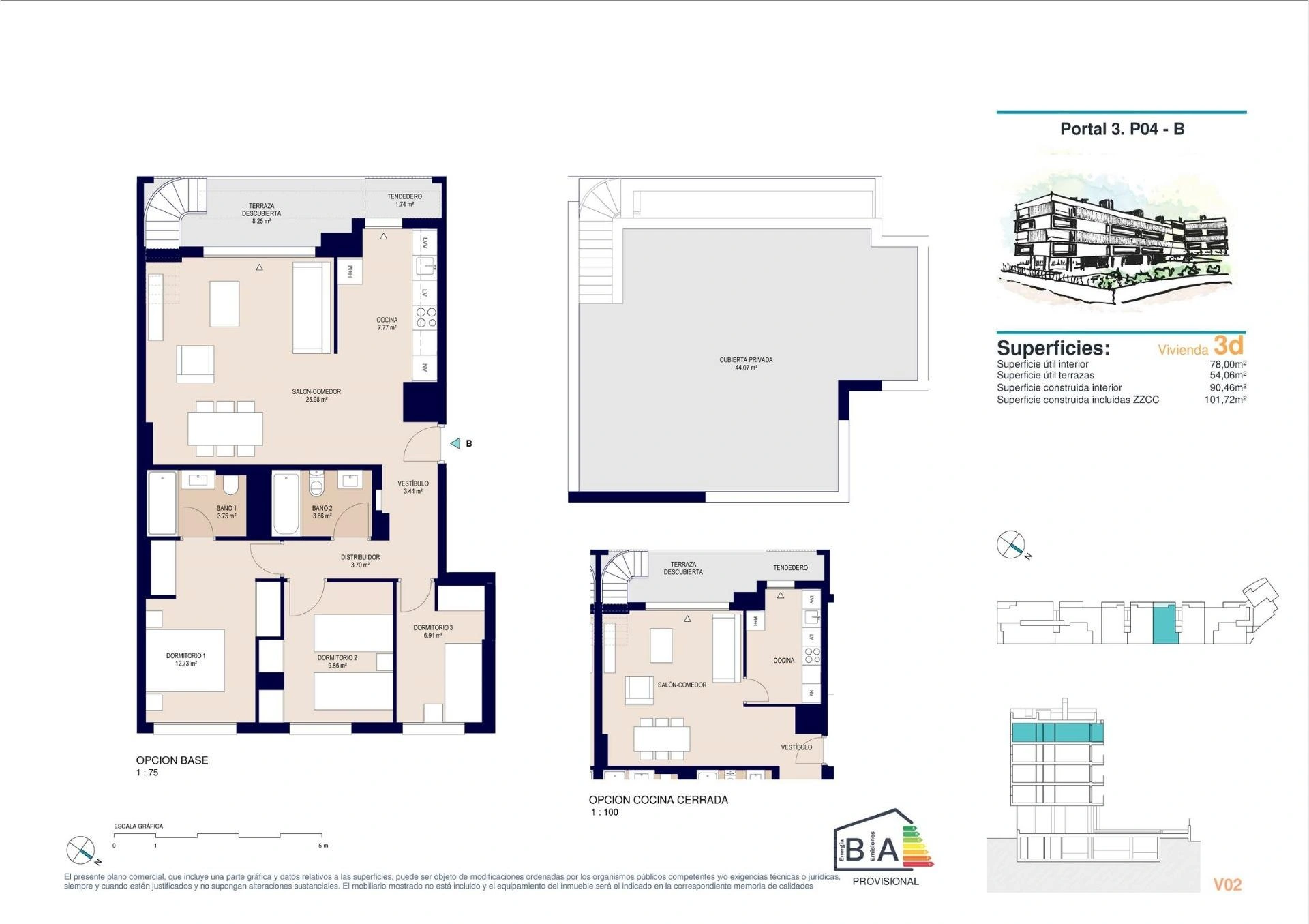 Apartamento en venta en Alicante