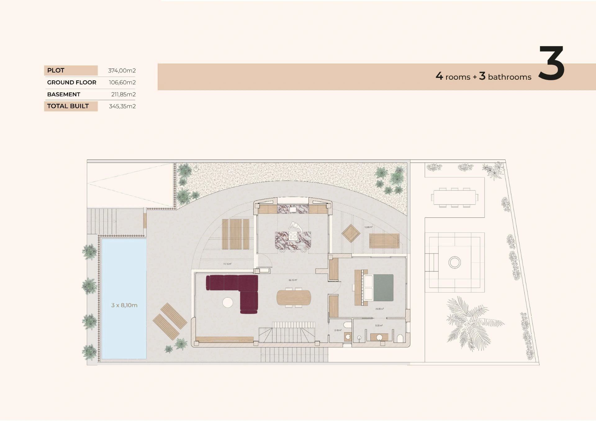 Villa for sale in Algorfa