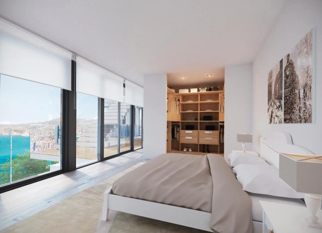 Villa to reform with luxury Villa project with sea view in Benidorm