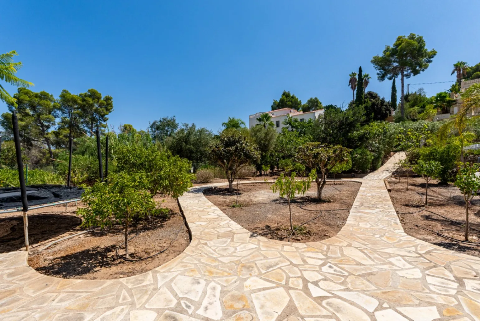 Luxury villa on a 5943 m2 plot with panoramic views.