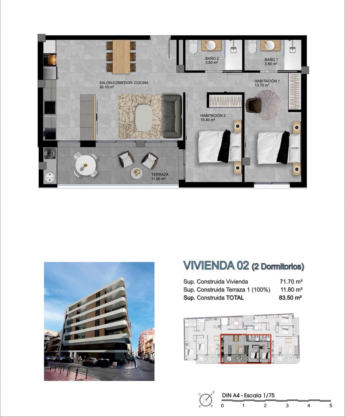Apartment for sale in Santa Pola