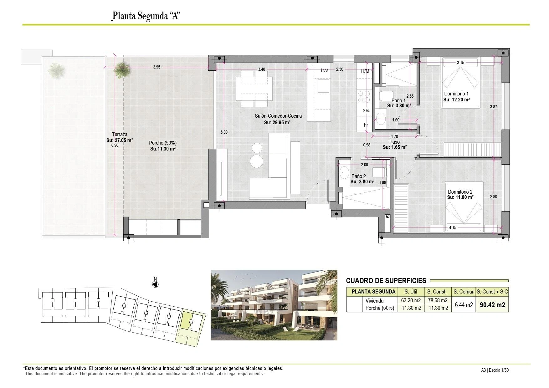 Apartment for sale in Alhama De Murcia
