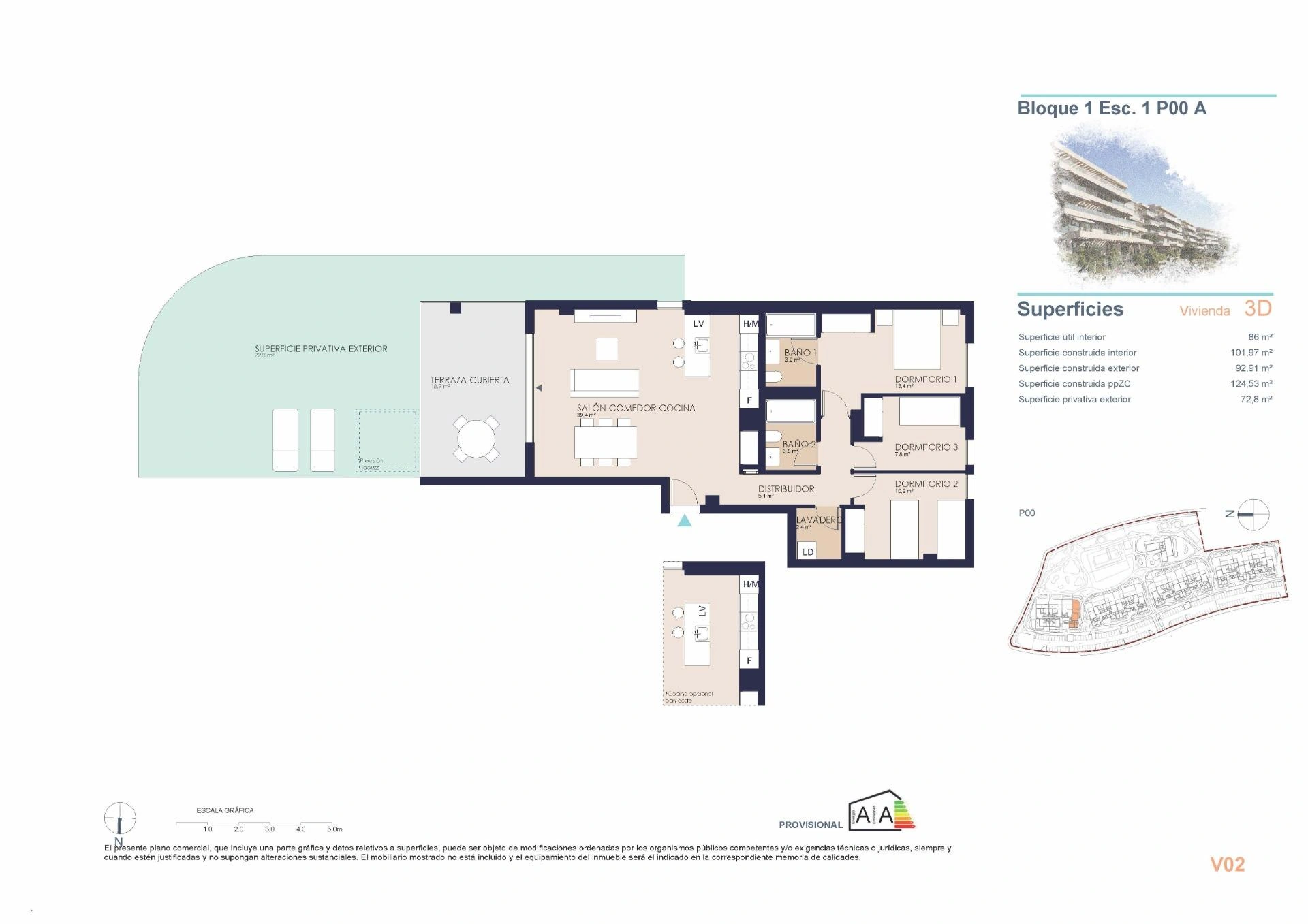 Apartment for sale in Denia