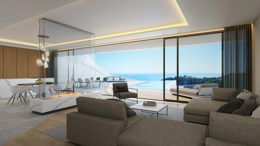 Villa for sale in Altea Hills with sea views.