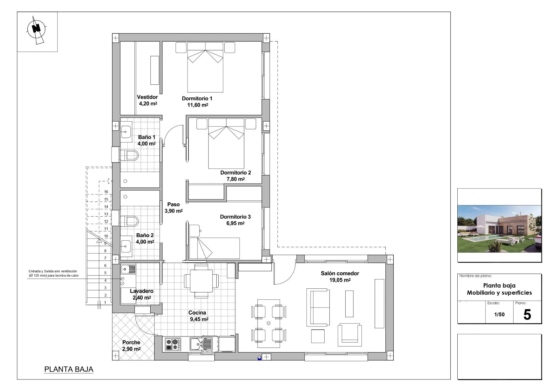 Villa till försäljning i Mazarron