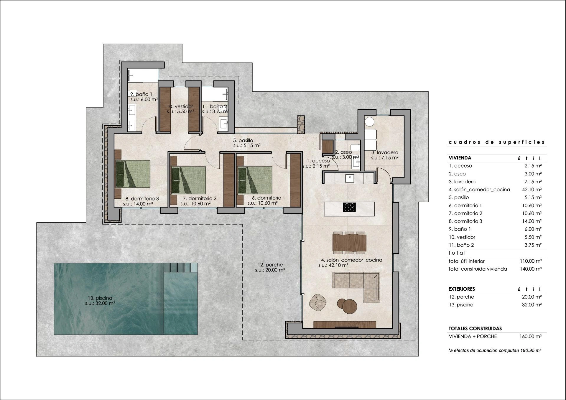 Villa for sale in Pinoso