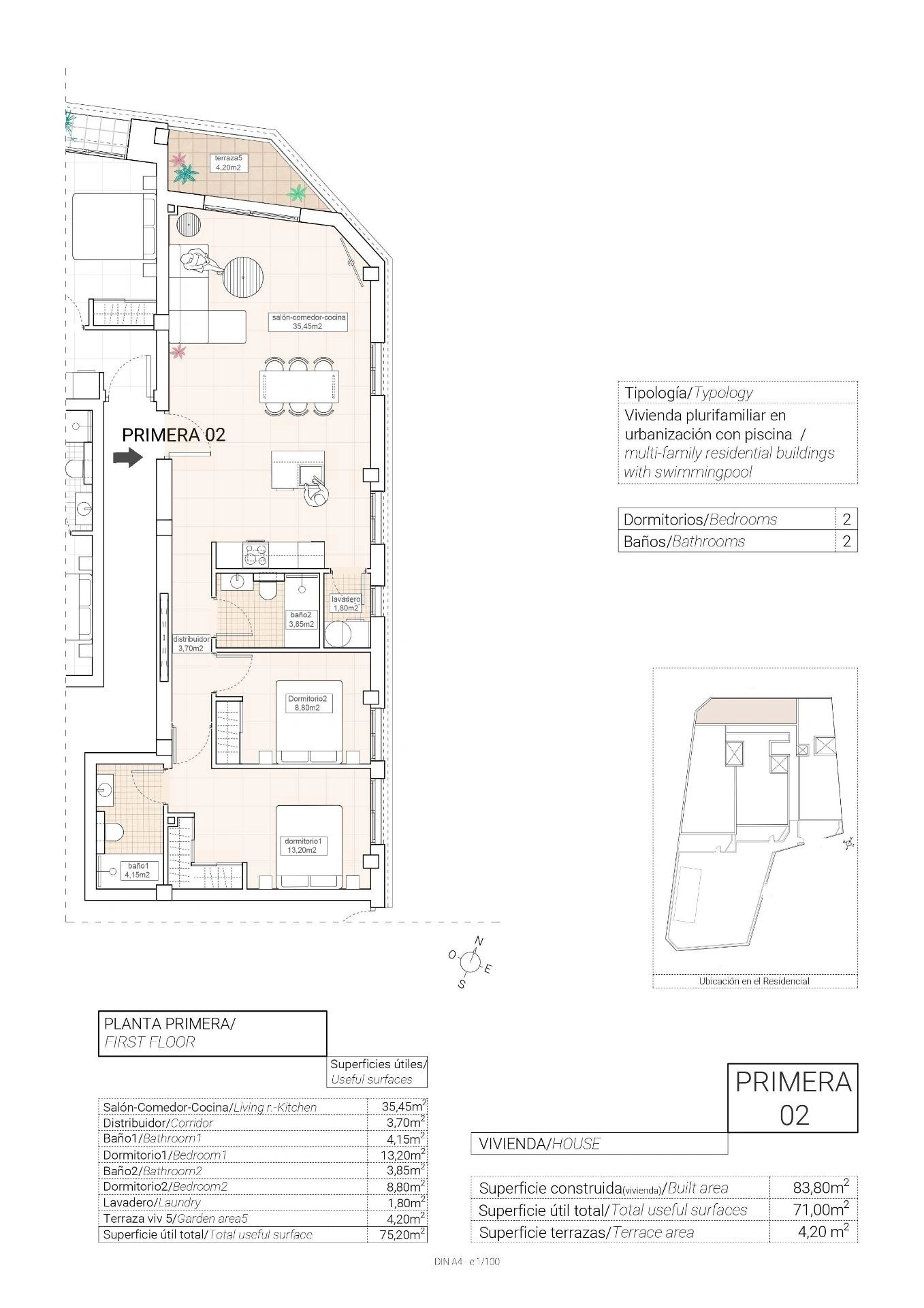 Apartment for sale in Hondón De Las Nieves