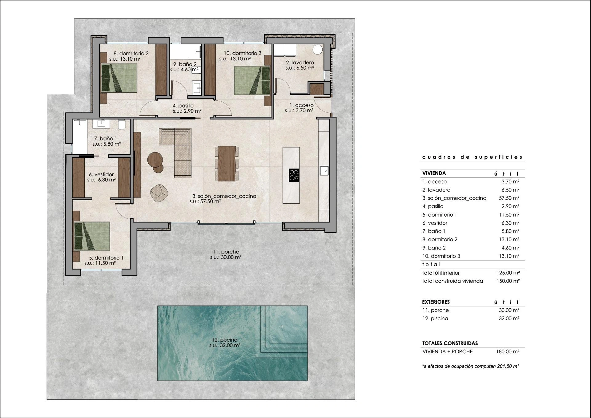 Villa for sale in Pinoso