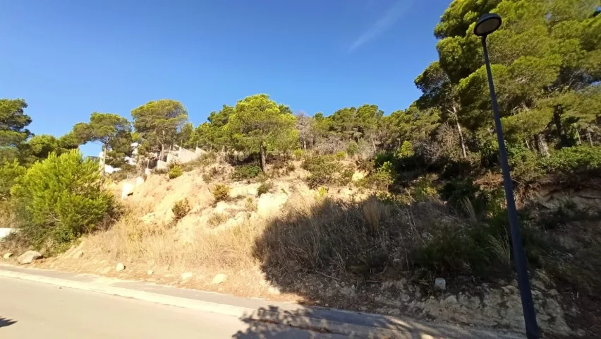 Building plot Altea, Monterico, for sale.Beautiful wide building plot with sea views