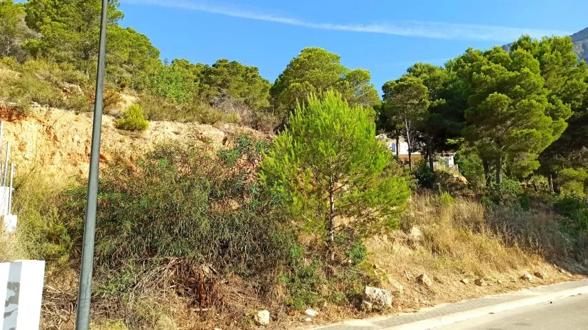 Building plot Altea, Monterico, for sale.Beautiful wide building plot with sea views