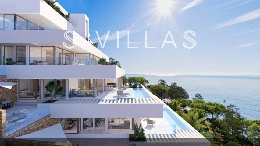 Panorama Bay in Altea, Mascarat - Penthouse for sale with private pool.