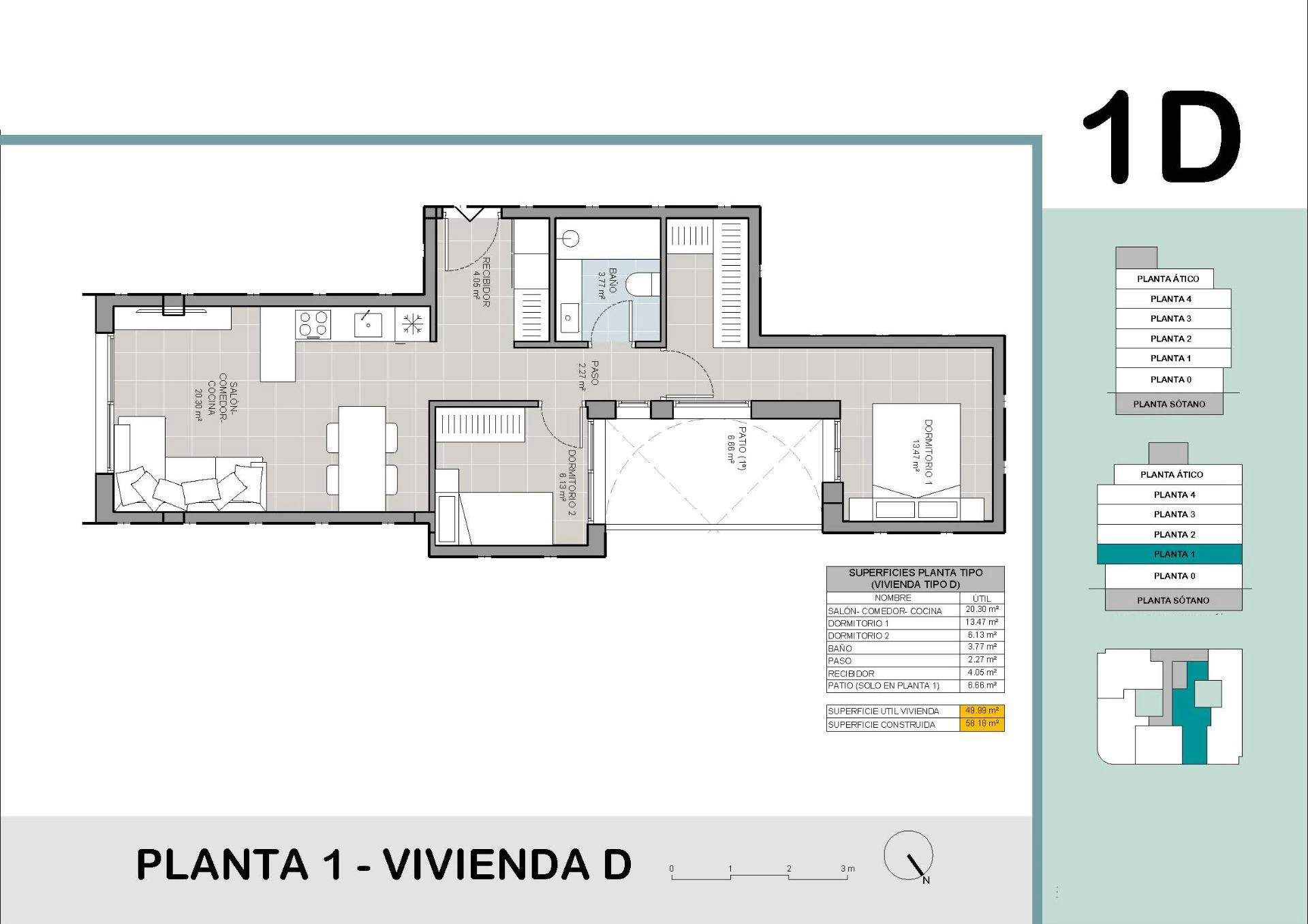 Apartment for sale in Torrevieja