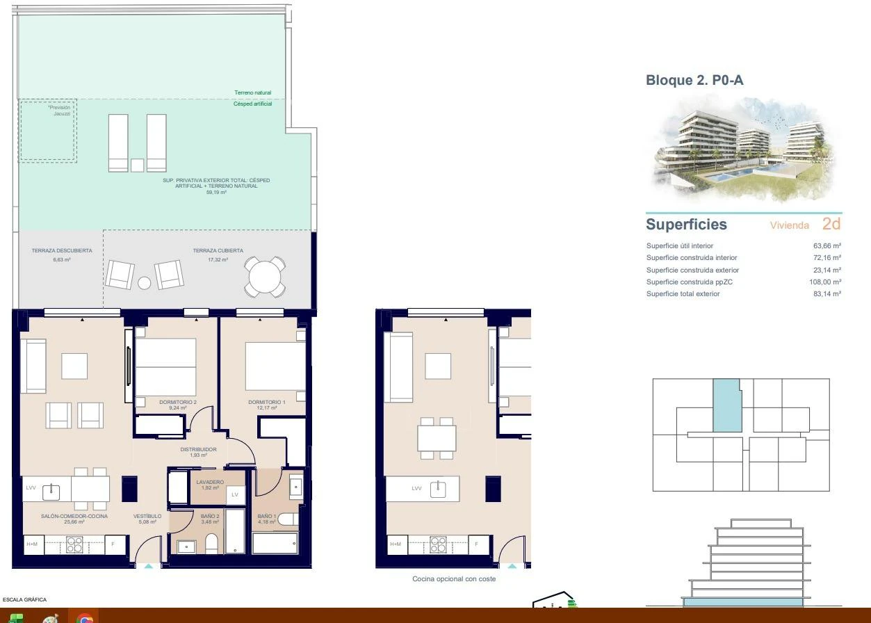 Apartment for sale in Villajoyosa