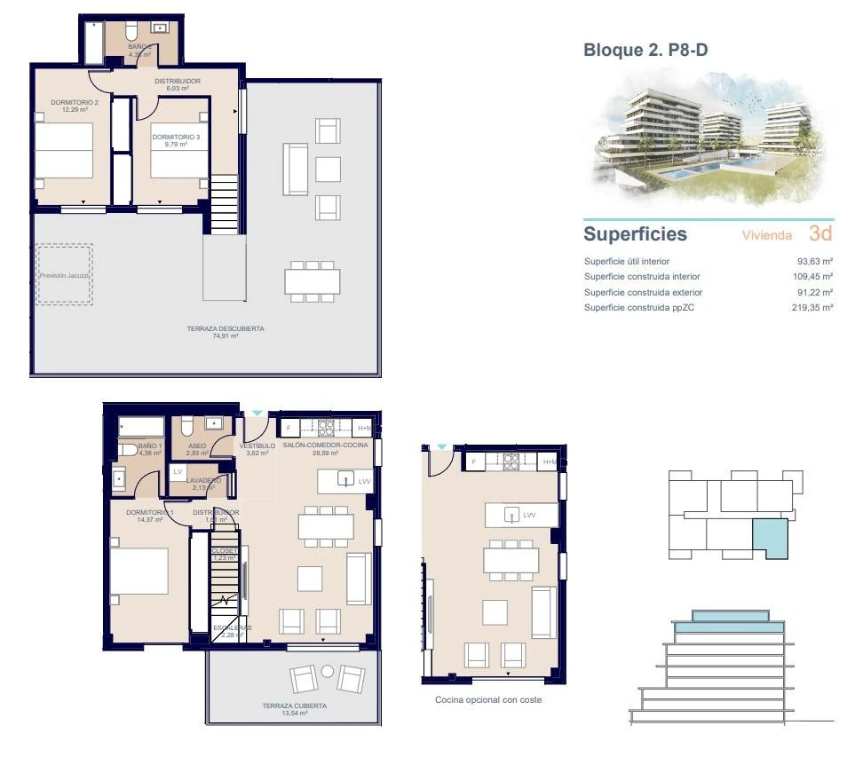 Apartment for sale in Villajoyosa