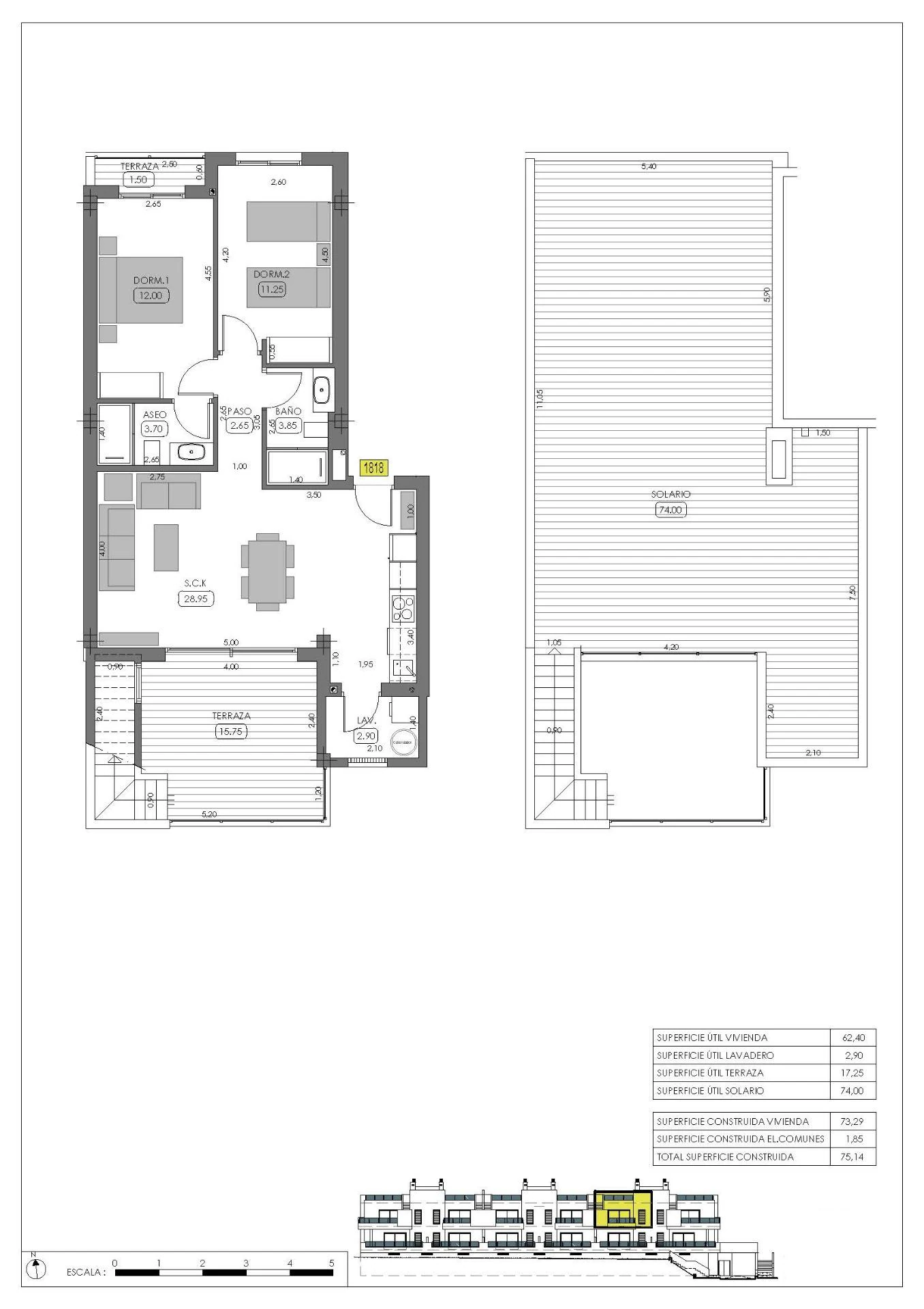 Maison jumelée à la vente à Algorfa