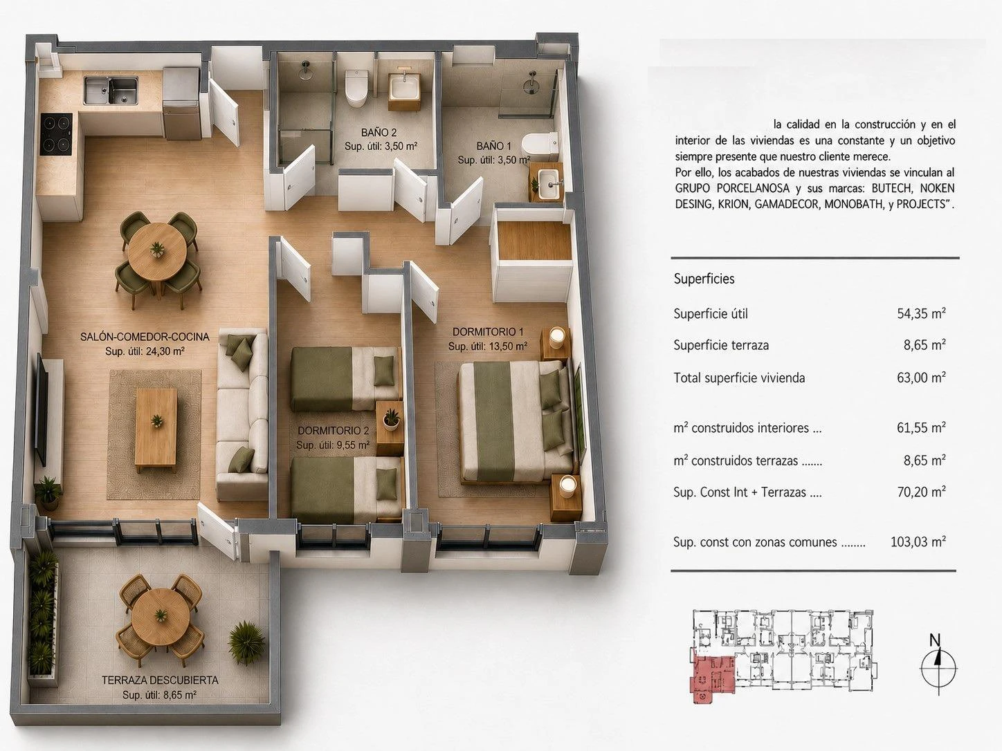 Apartment for sale in Villajoyosa