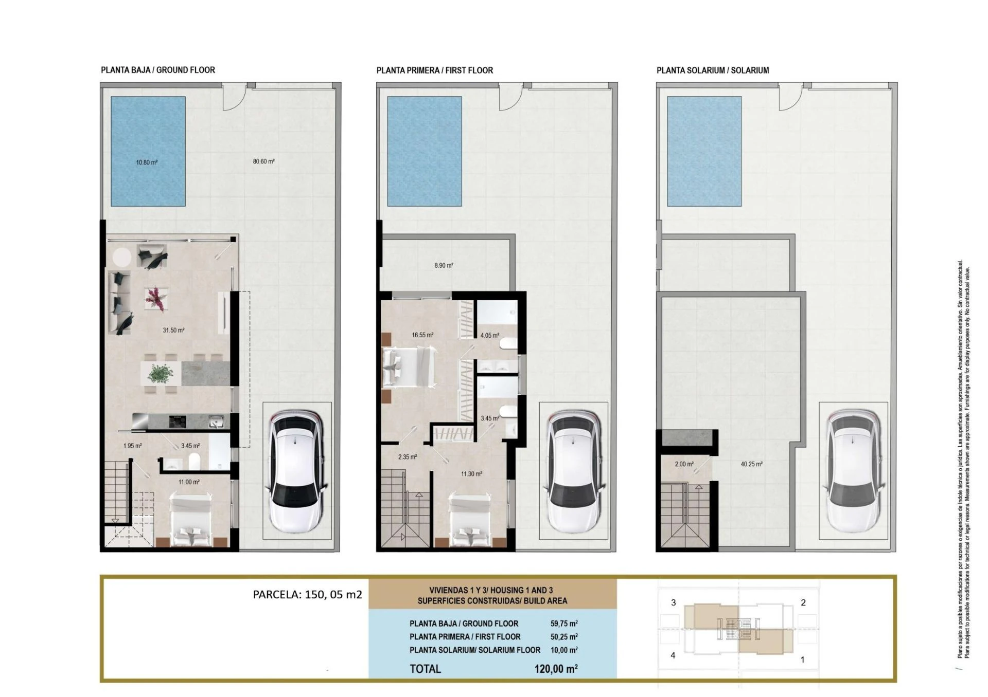 Terraced house for sale in San Javier