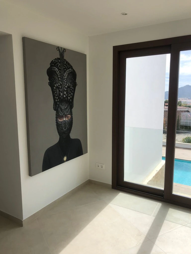 Moderne finca med stor tomt i Altea, havutsikt!