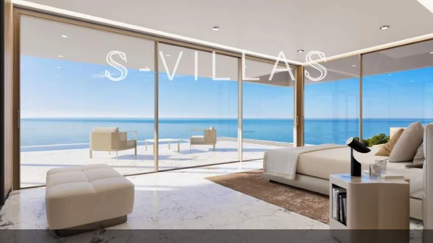 Panorama Bay i Altea, Mascarat - Penthouse til salgs med privat basseng.