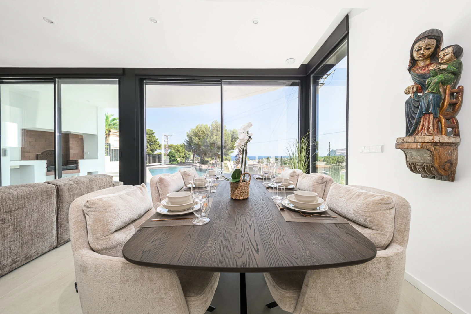 Exclusive Mediterranean villa with sea views in La Fustera - Benissa
