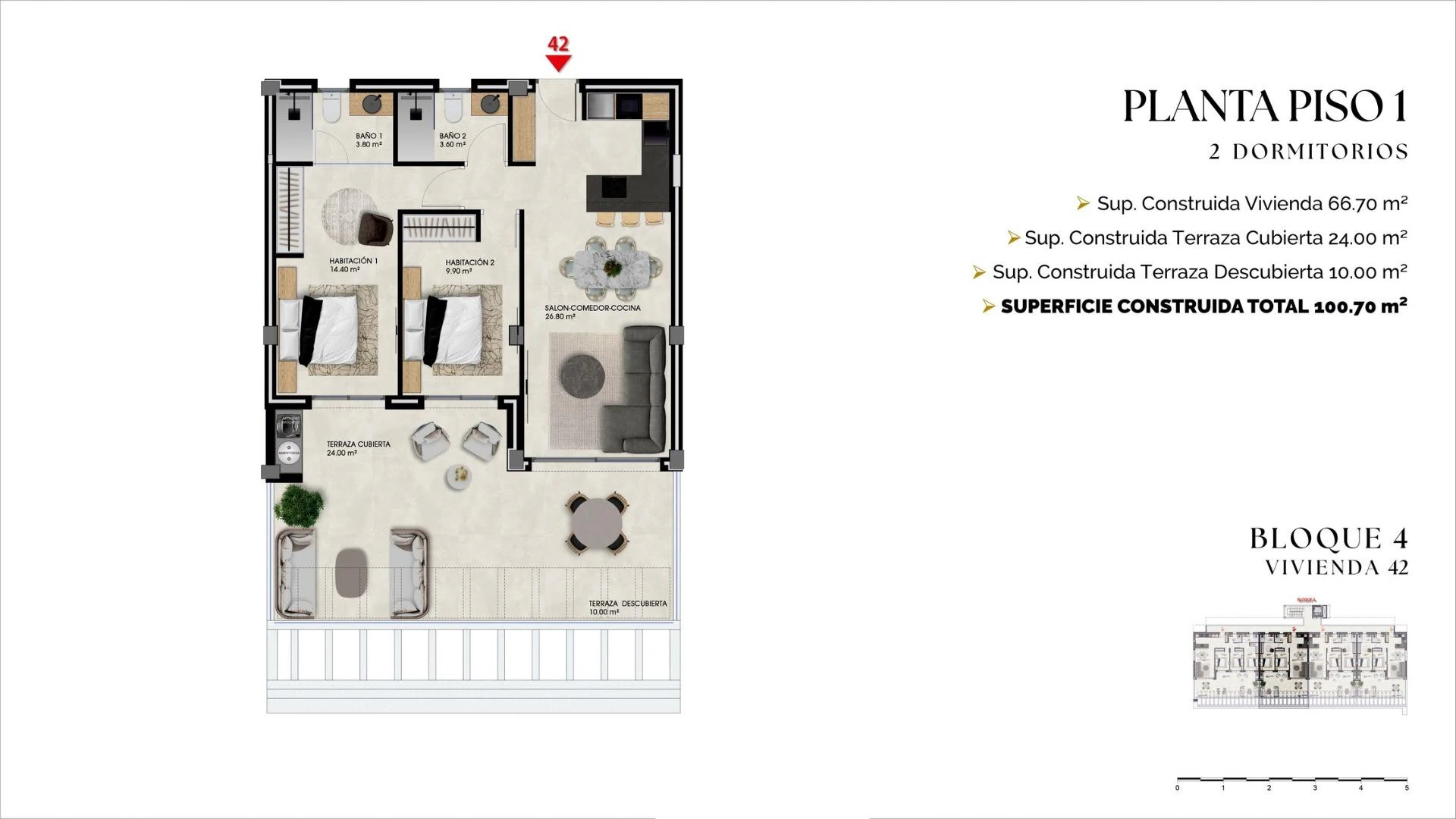 Apartment for sale in Finestrat
