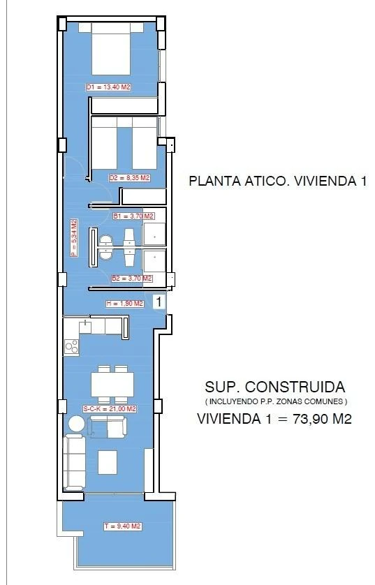 Apartment for sale in Torrevieja