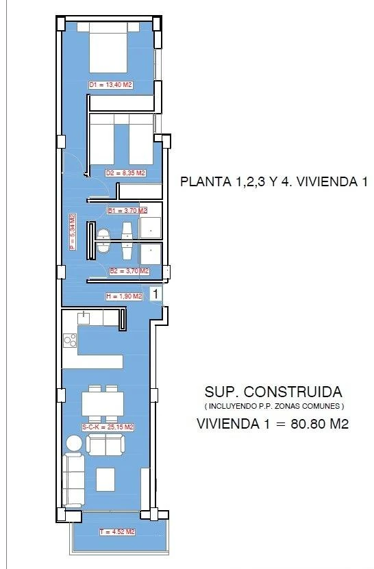 Apartment for sale in Torrevieja