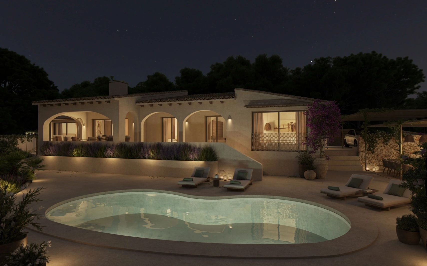 Proyecto de renovación: villa con vistas al mar en venta en Benissa