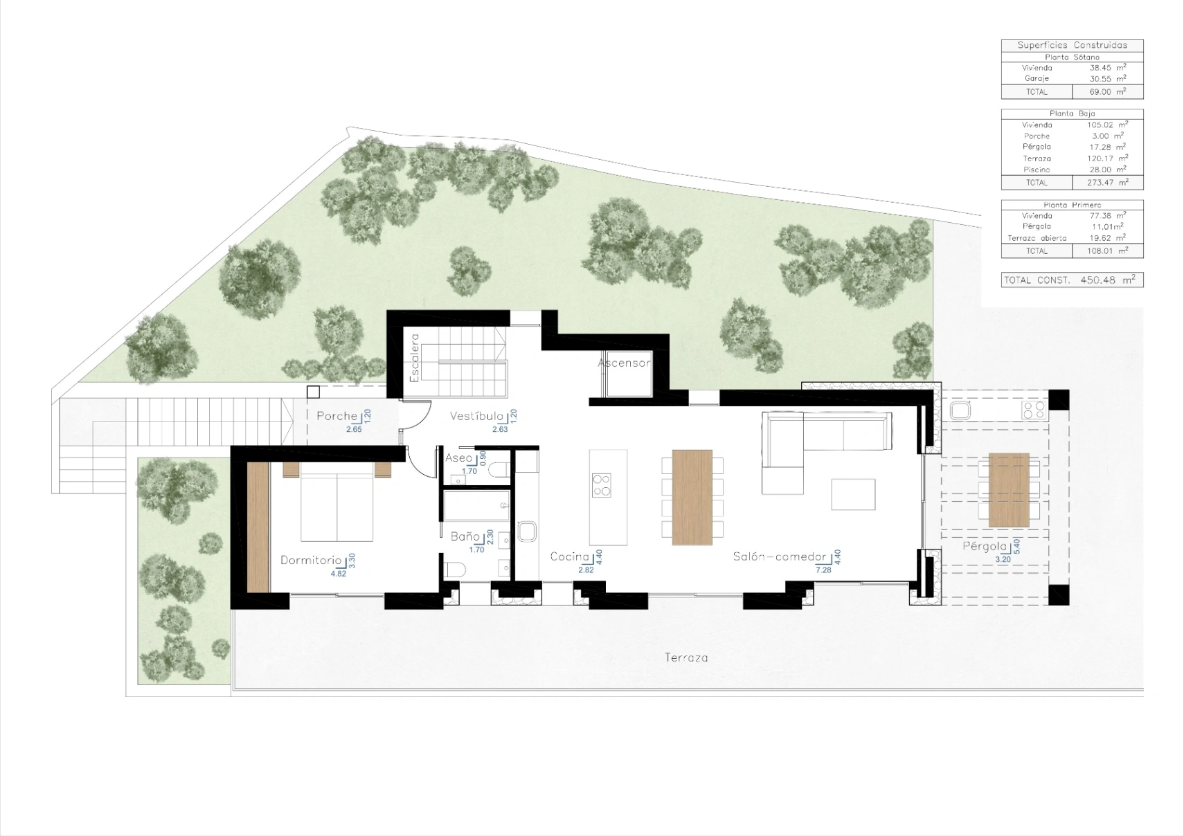 Proyecto: villa con vistas al mar en venta en Benissa