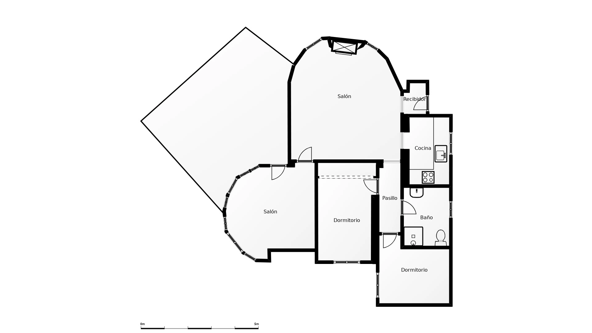 Interessante Villa auf großem Grundstück in Benissa Küste zum Verkauf