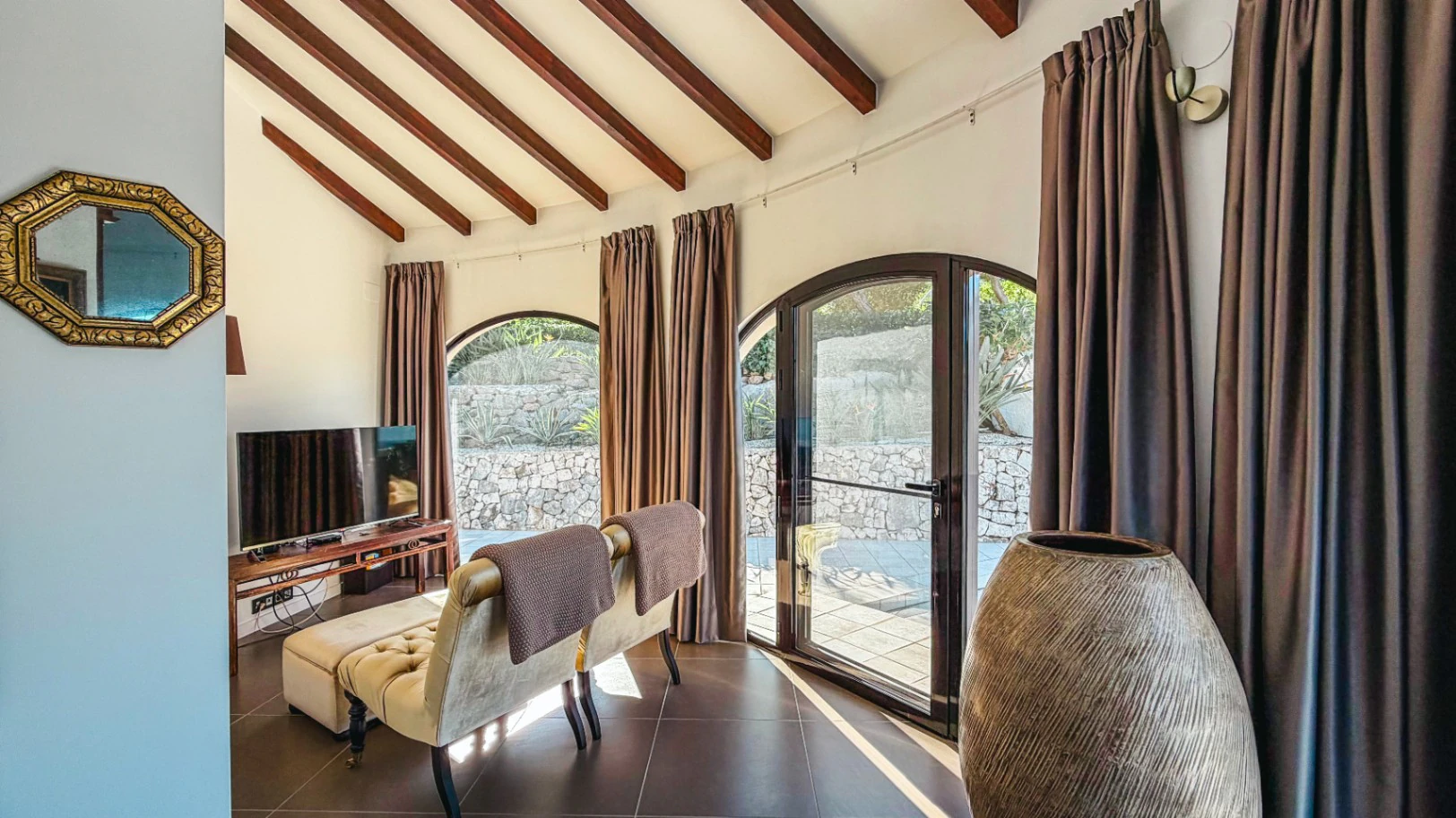 Elegant villa with panoramic sea views for sale in la Sella Golf Resort, Costa Blanca