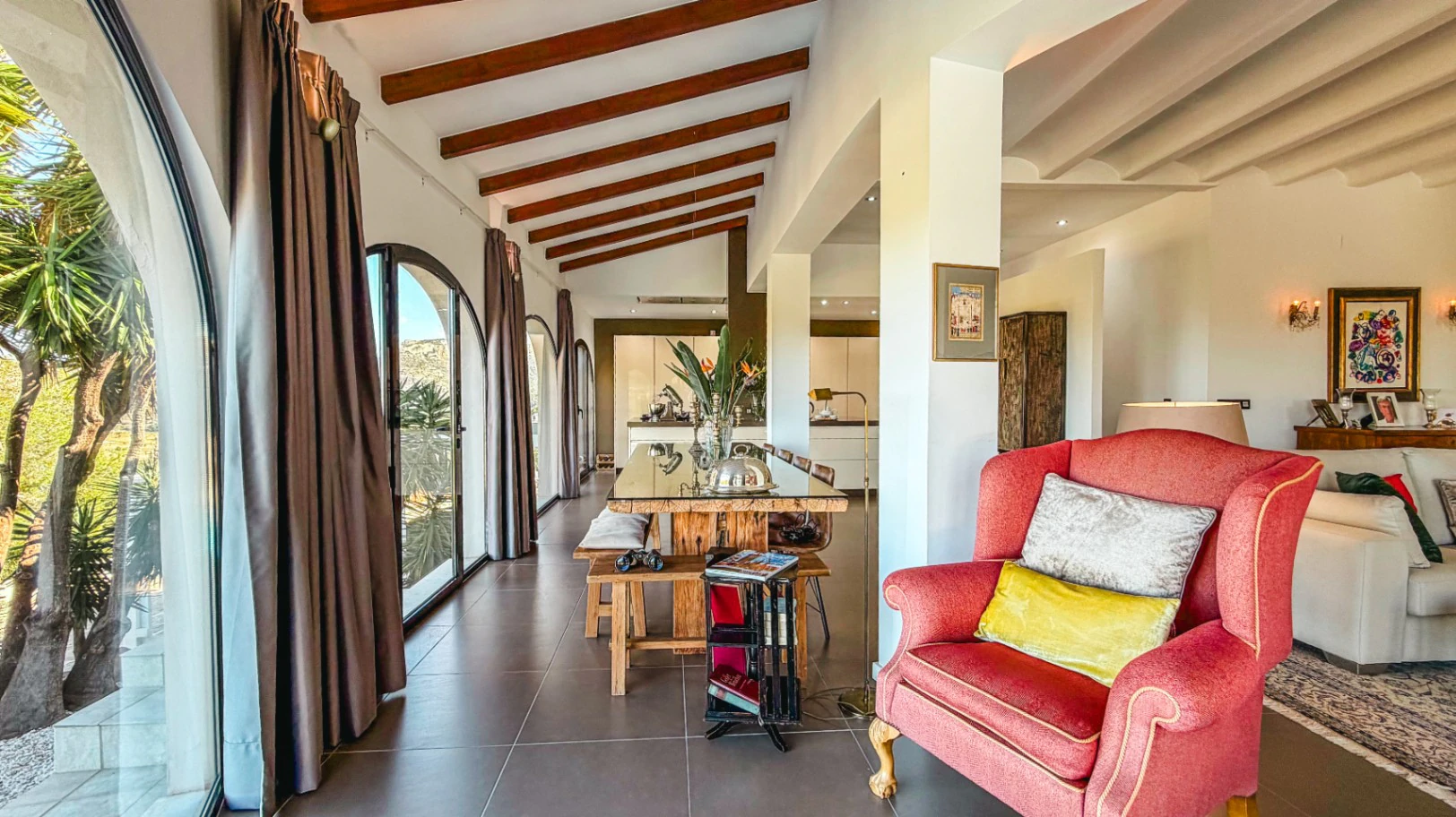 Elegant villa with panoramic sea views for sale in la Sella Golf Resort, Costa Blanca