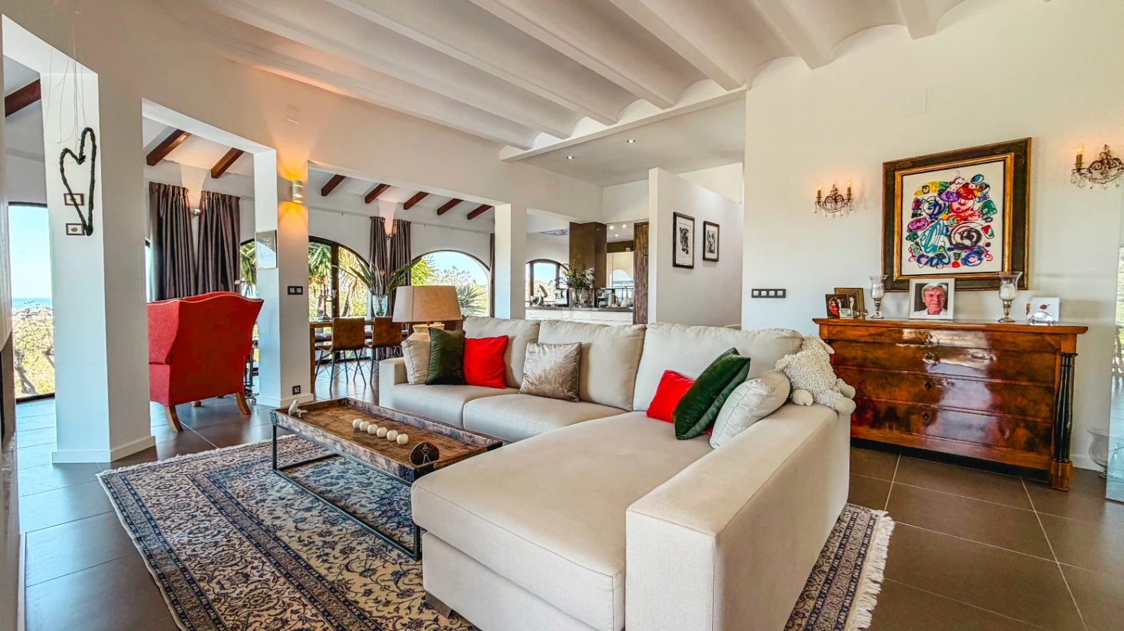Elegant villa with panoramic sea views for sale in la Sella Golf Resort, Costa Blanca