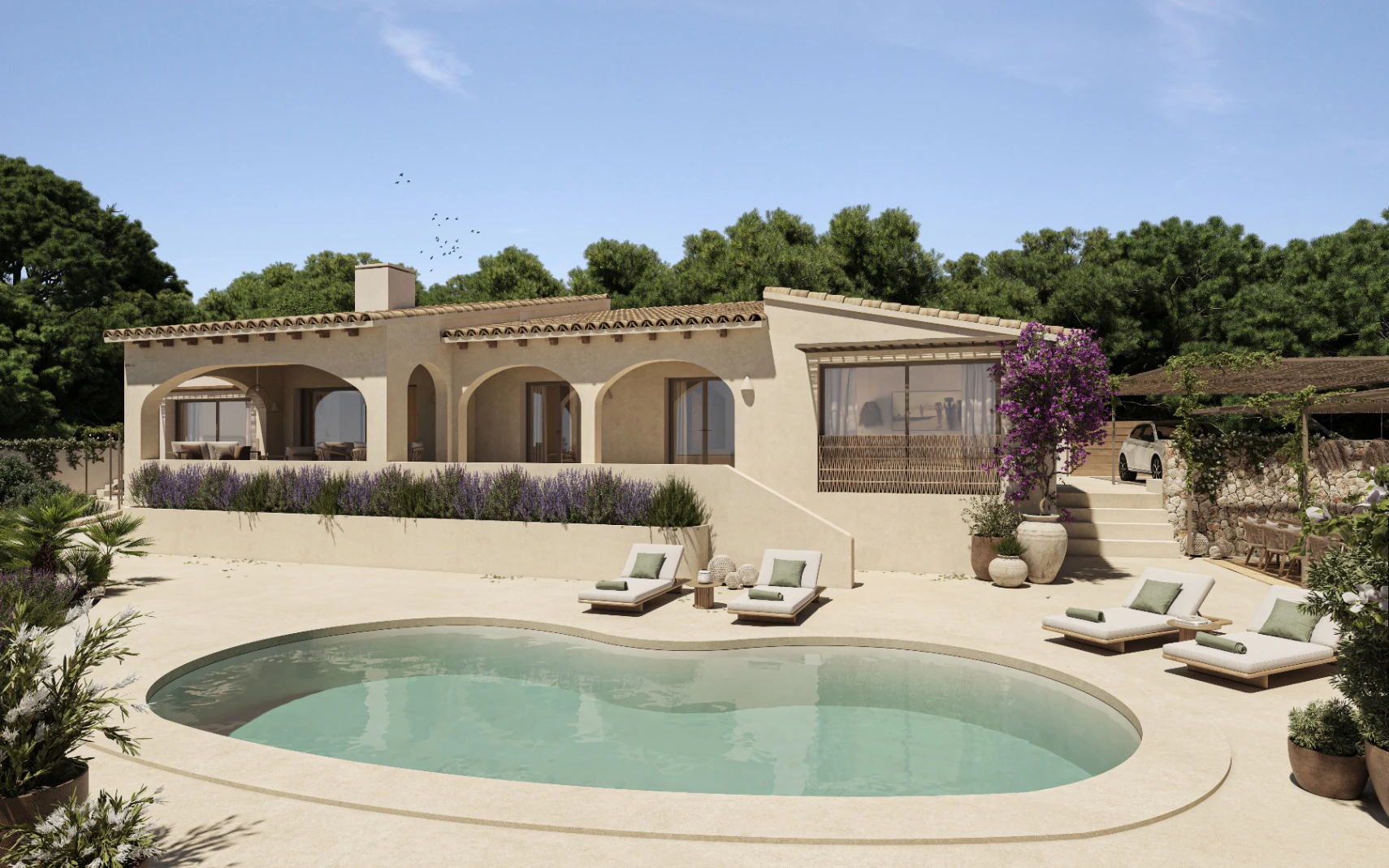 MIG70887 - La Fustera Villa Renovation Project with Sea Views