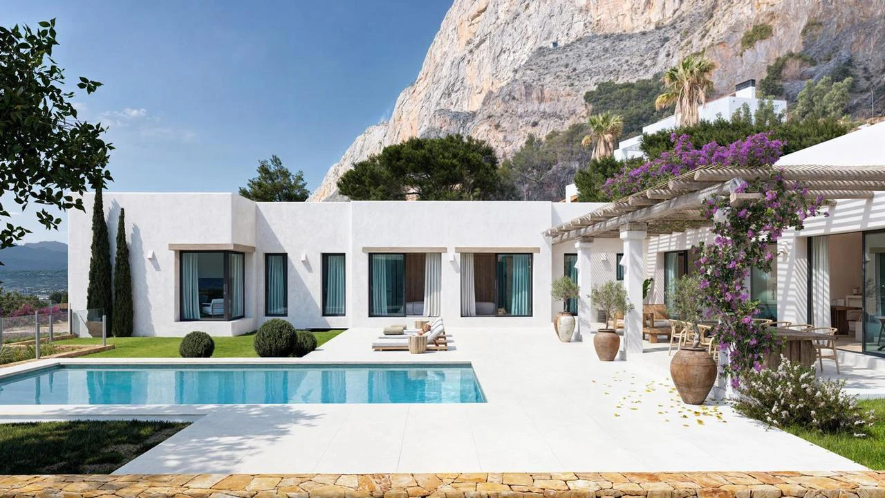 Impressive project of a new luxury villa in Jávea, Mongó area, Costa Blanca.