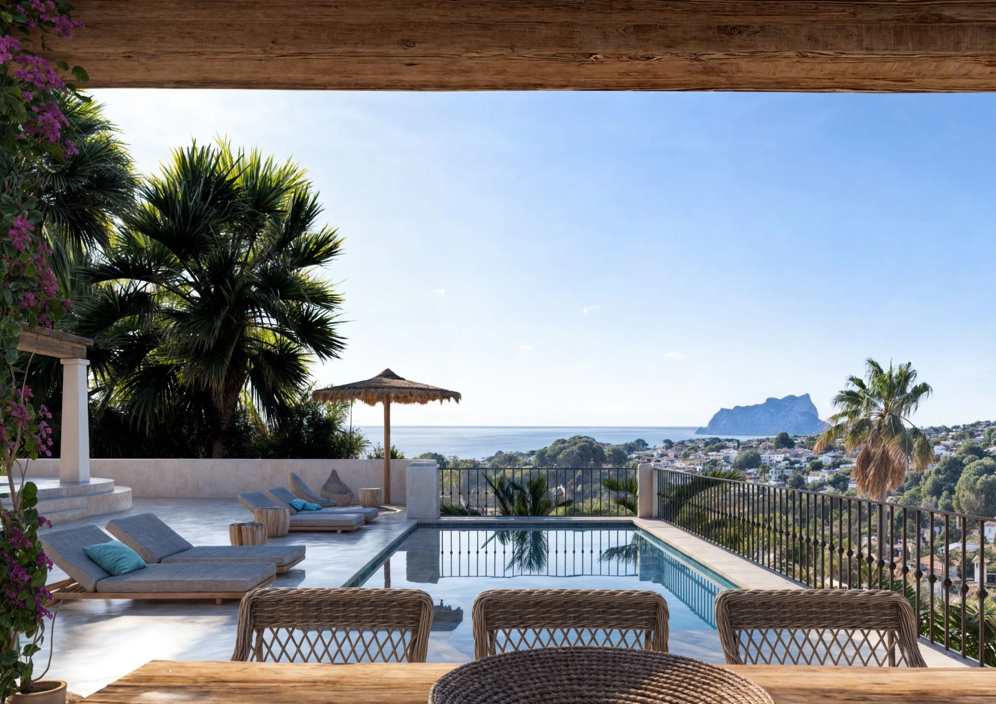Exklusive Neubauvilla im Ibiza-Stil neben dem Ifach Golf Club – Benissa