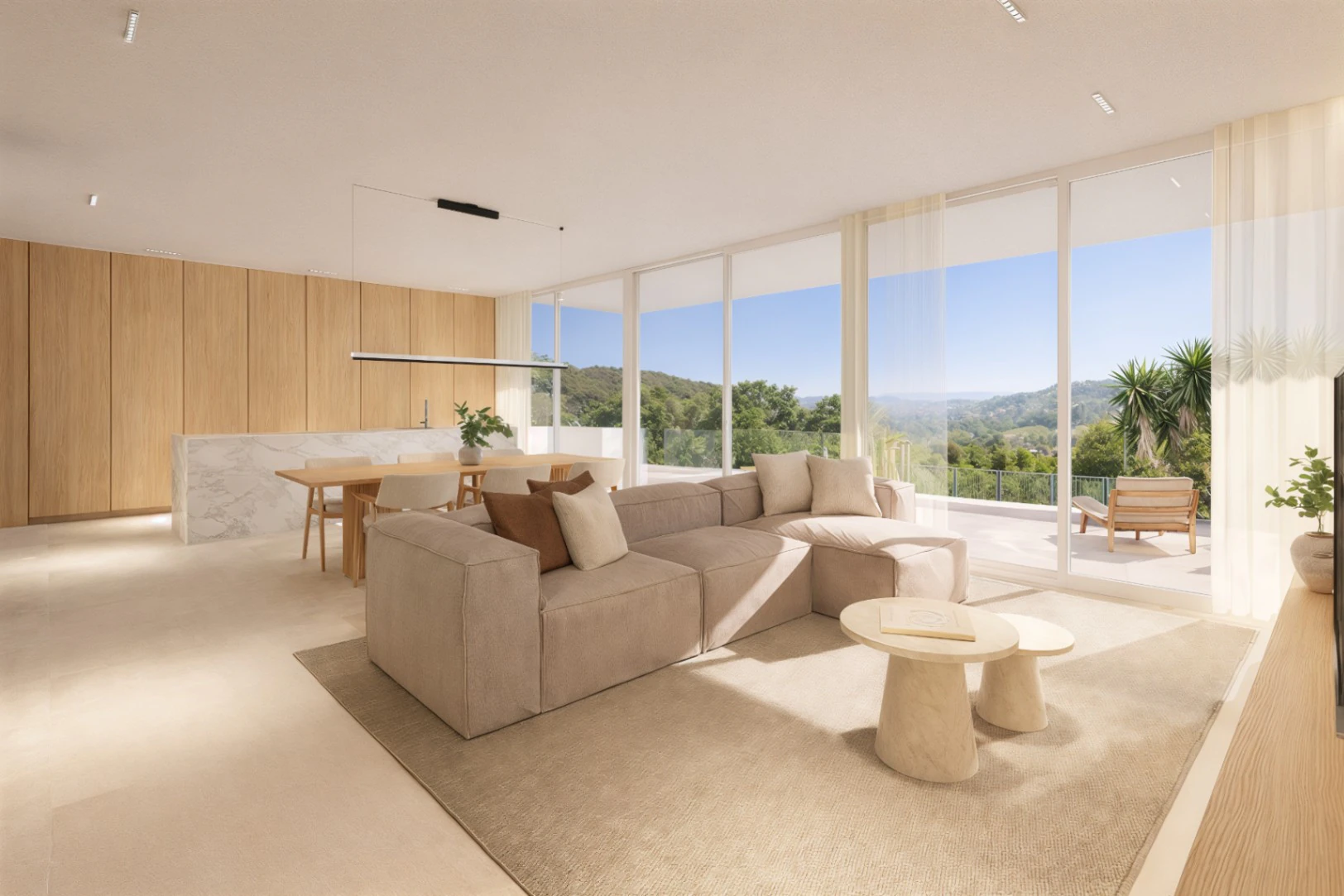 Modern villa in the Sella Golf Resort, Pedreguer, Costa Blanca, where luxury meets nature.