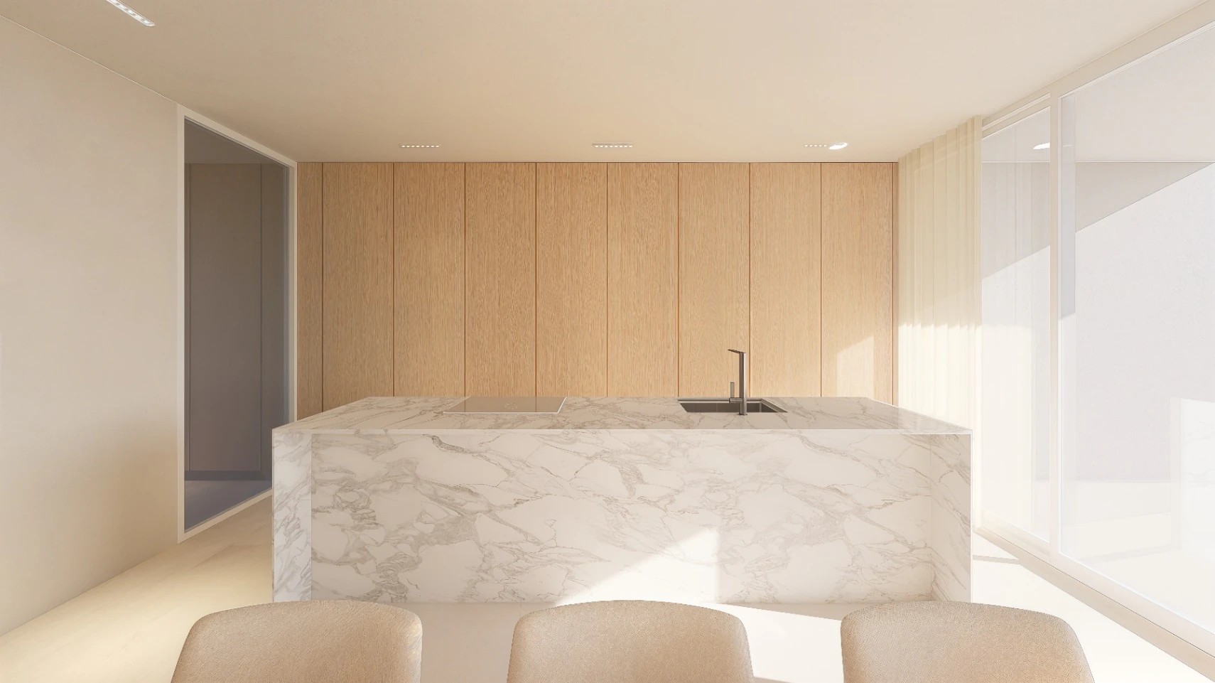 Modern villa in the Sella Golf Resort, Pedreguer, Costa Blanca, where luxury meets nature.