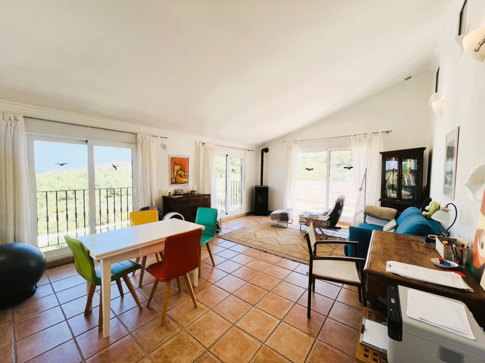 Geräumige Villa auf einzigartigem Grundstück mit Panoramablick, umgeben von einem Naturpark in Jesus Pobre, Denia, Costa Blanca.