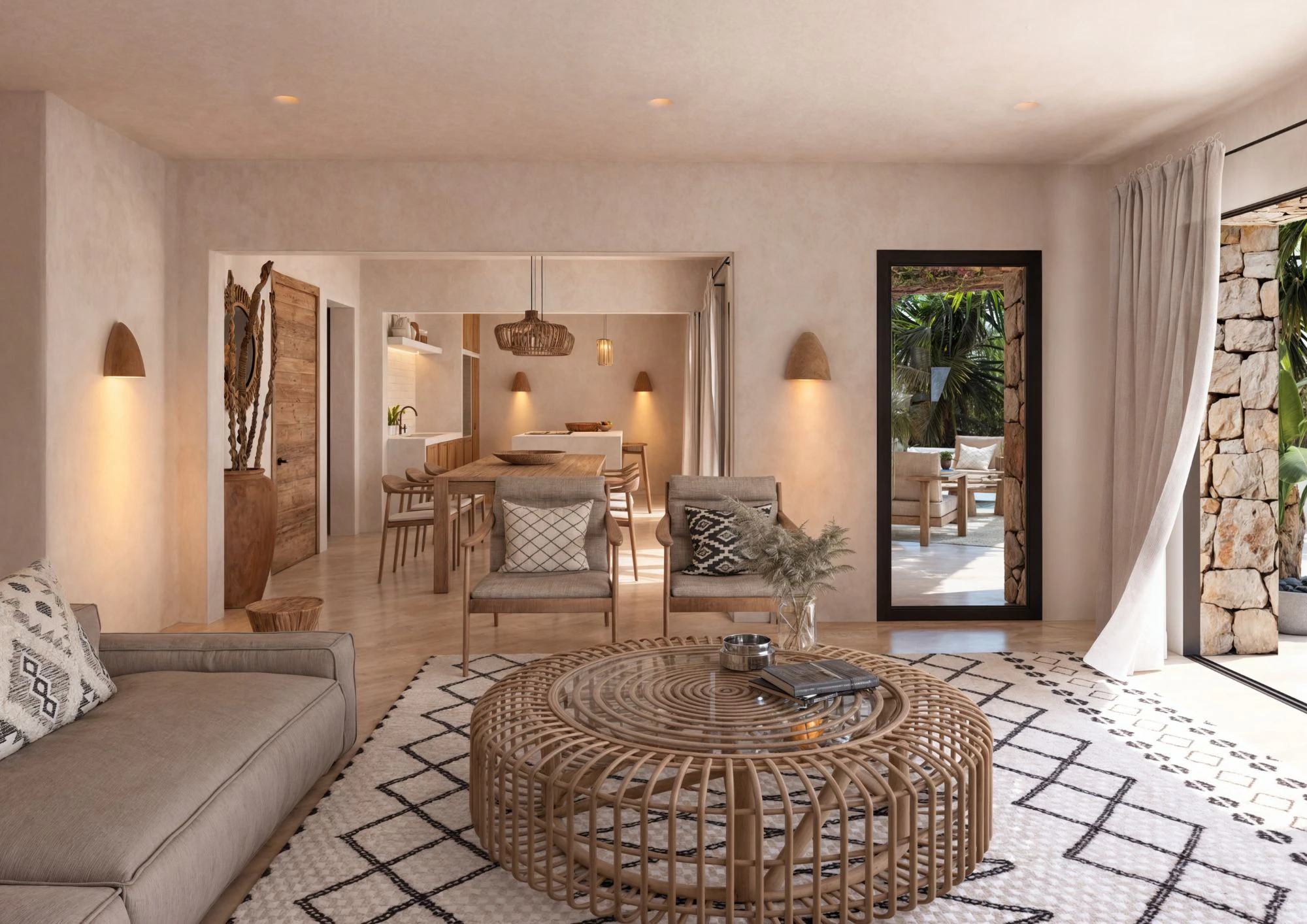 Exklusive Neubauvilla im Ibiza-Stil neben dem Ifach Golf Club – Benissa