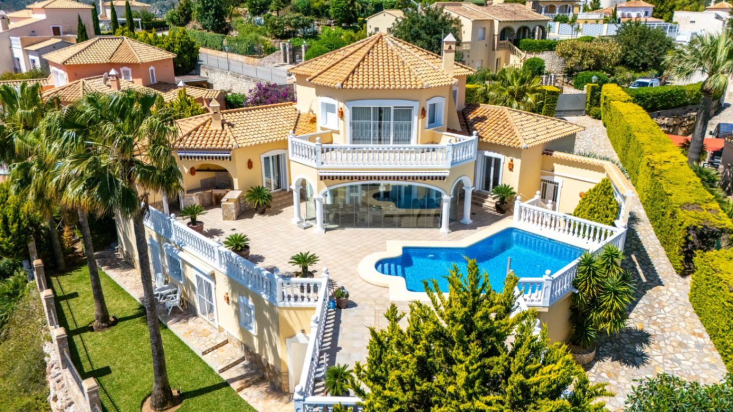 BP-748026 - Beeindruckende Villa mit Panoramablick auf das Meer und den Montgó zum Verkauf im La Sella Golf Resort, Pedreguer, Costa Blanca.