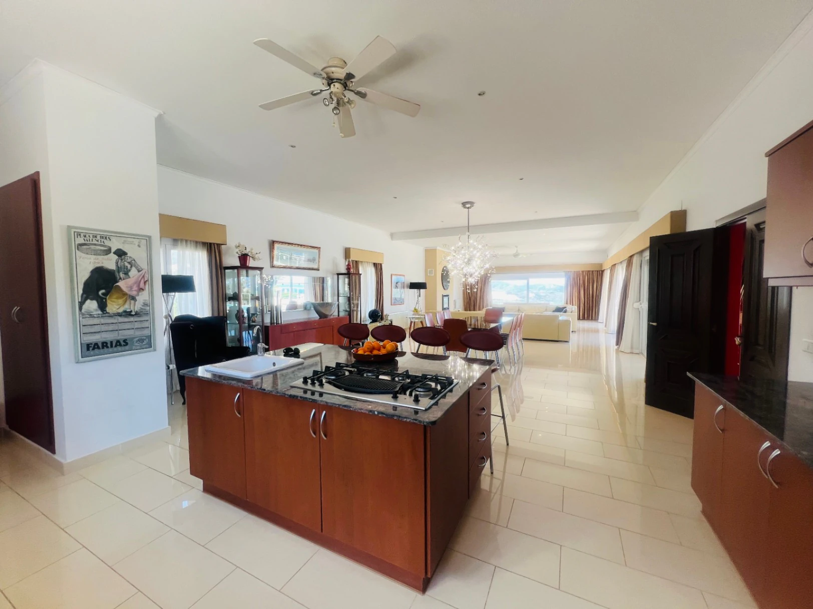 Spacious one-story villa with stunning views of the mountains and the sea in Monte Pego, Denia, Costa Blanca.