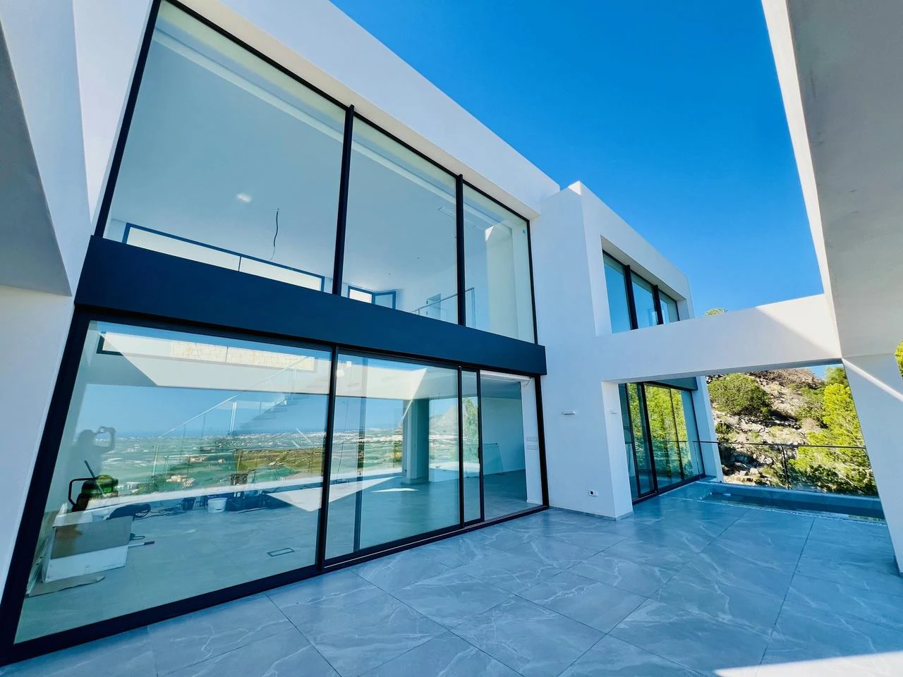 Magnificent newly built luxury villa with panoramic sea views for sale in La Sella Golf Resort, Pedreguer, Costa Blanca.