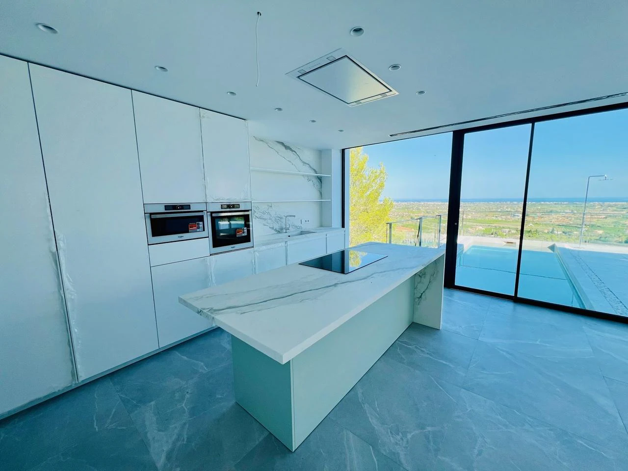 Magnificent newly built luxury villa with panoramic sea views for sale in La Sella Golf Resort, Pedreguer, Costa Blanca.