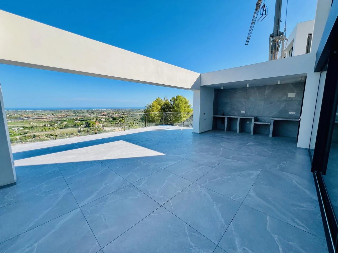 Magnificent newly built luxury villa with panoramic sea views for sale in La Sella Golf Resort, Pedreguer, Costa Blanca.