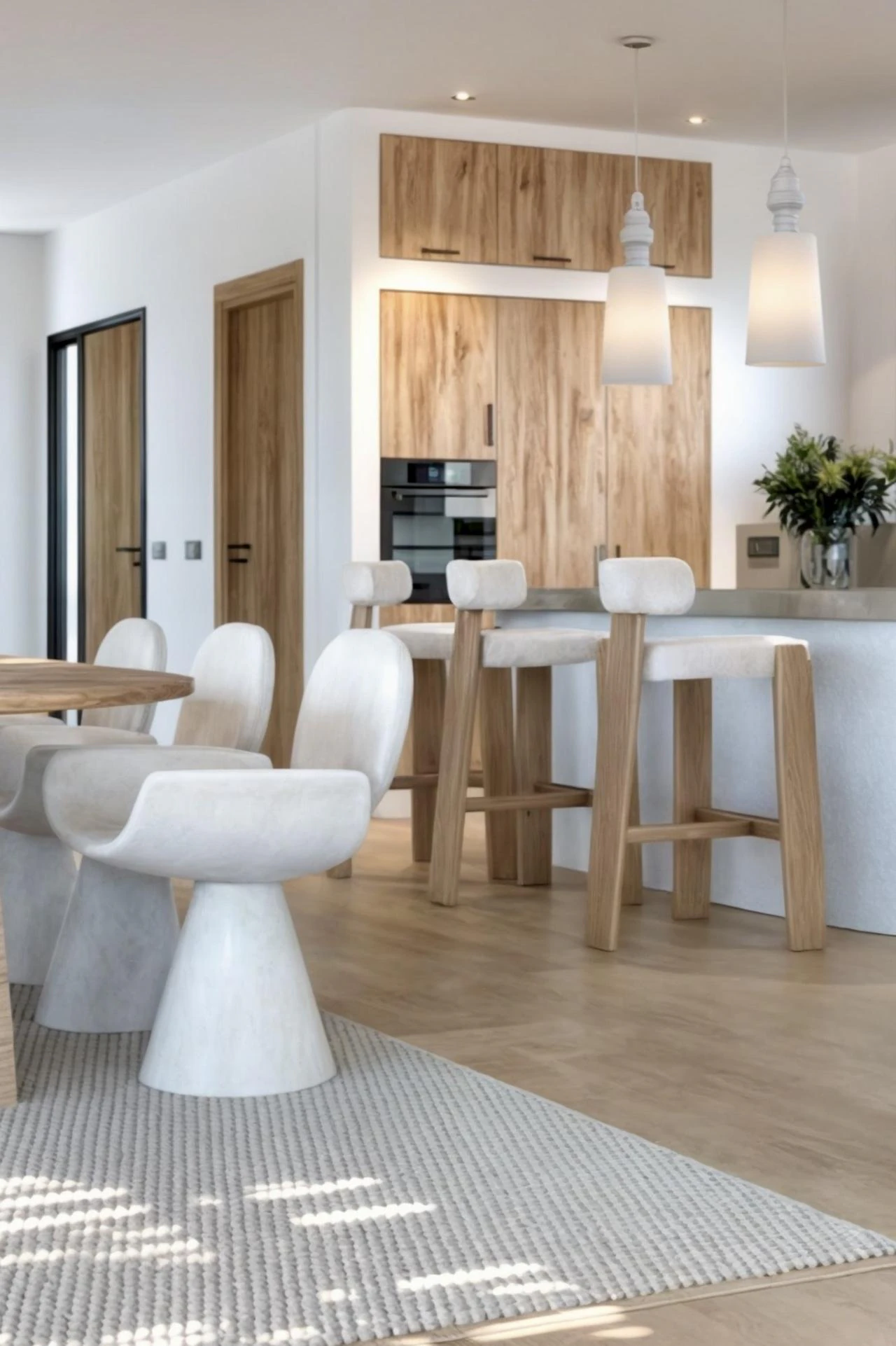 New build project modern villa with mediterranean touch for sale in Pedreguer, Costa Blanca