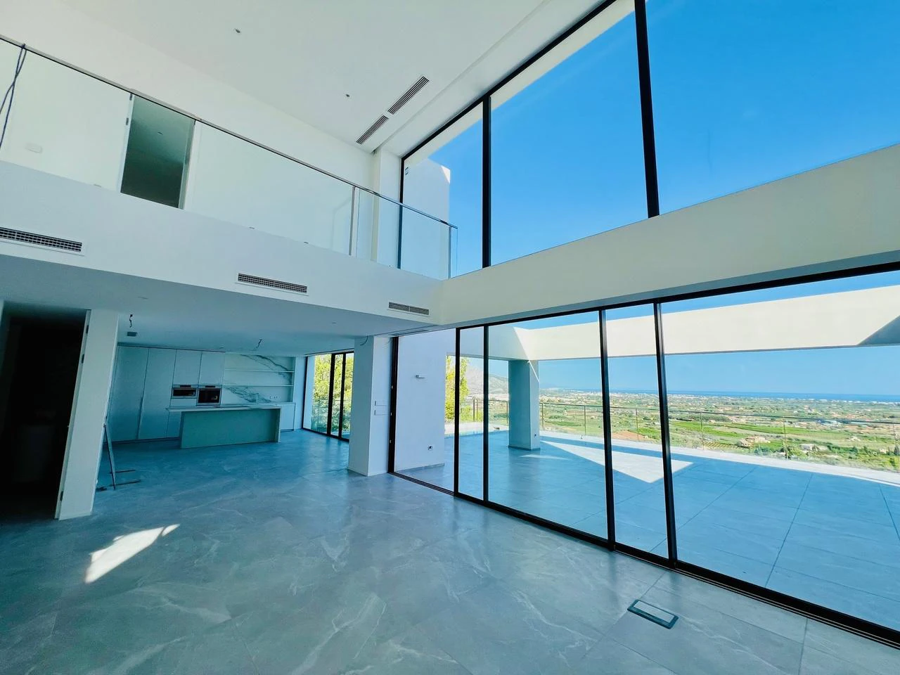 Magnificent newly built luxury villa with panoramic sea views for sale in La Sella Golf Resort, Pedreguer, Costa Blanca.