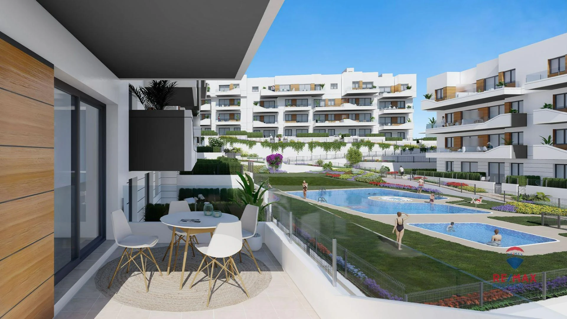 000139 - Nuevo apartamento de 3 habitaciones y 2 baños en Orihuela Costa