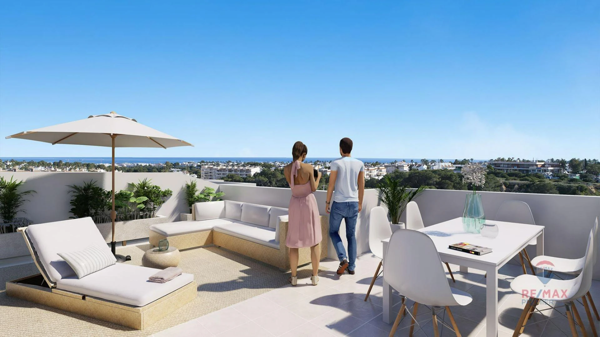 000138 - Nuevo apartamento de 2 habitaciones y 2 baños en Orihuela Costa