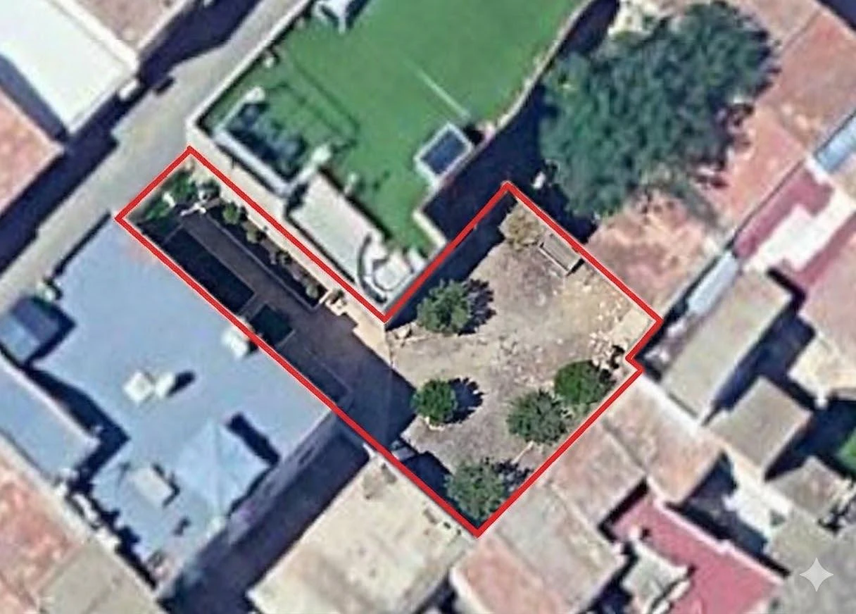 RML-03043 - Solar Urbano con Proyecto y Obra Iniciada en el Corazón de La Raya (Murcia)